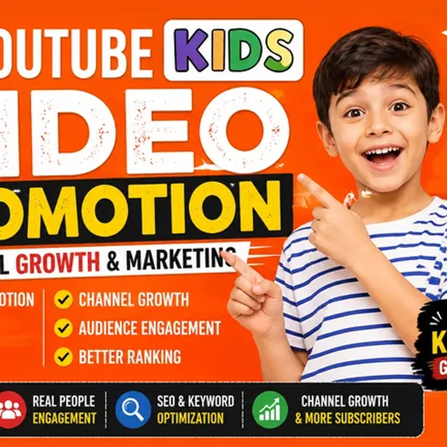 YouTube Kids Video Promotion Banner