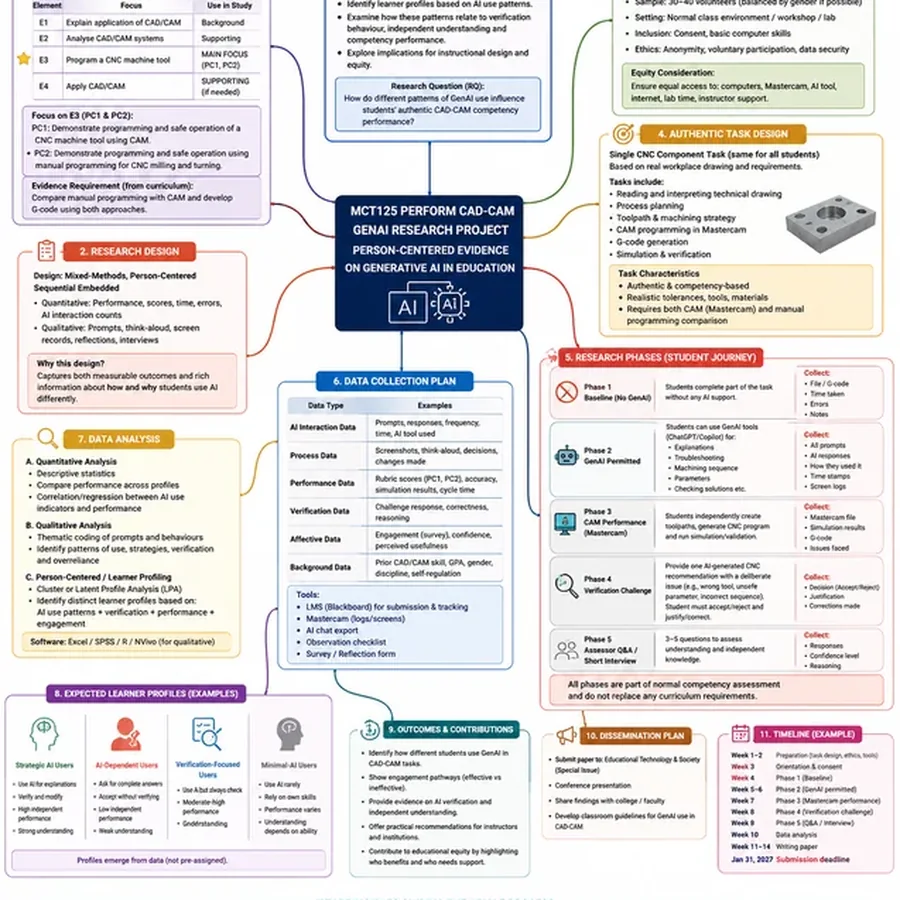 MCT125 CAD-CAM GenAI Research Roadmap