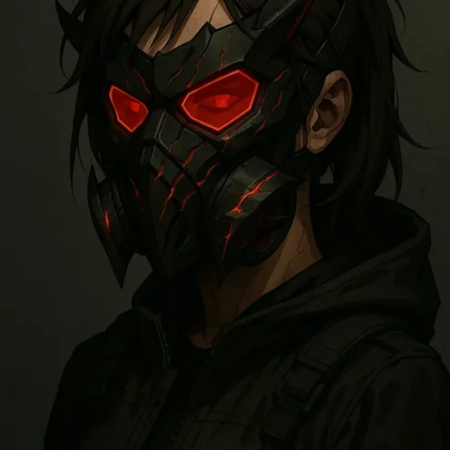 Demonic Gas Mask Portrait
