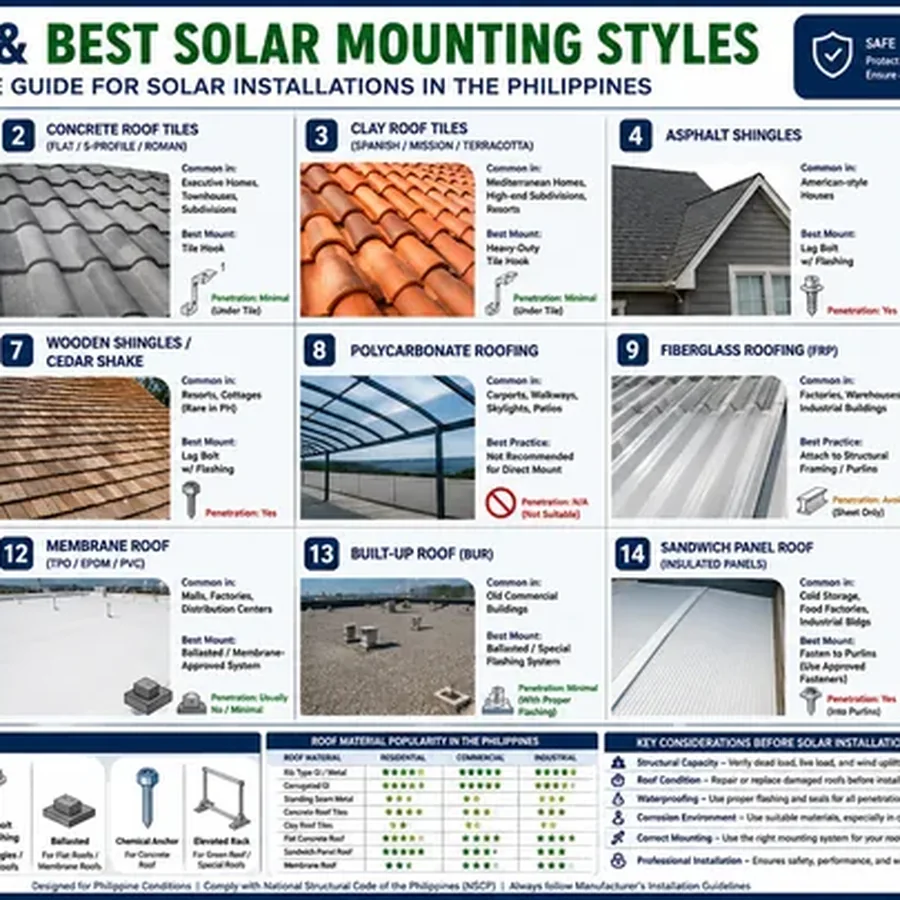 Philippine Solar Roof Mounting Guide