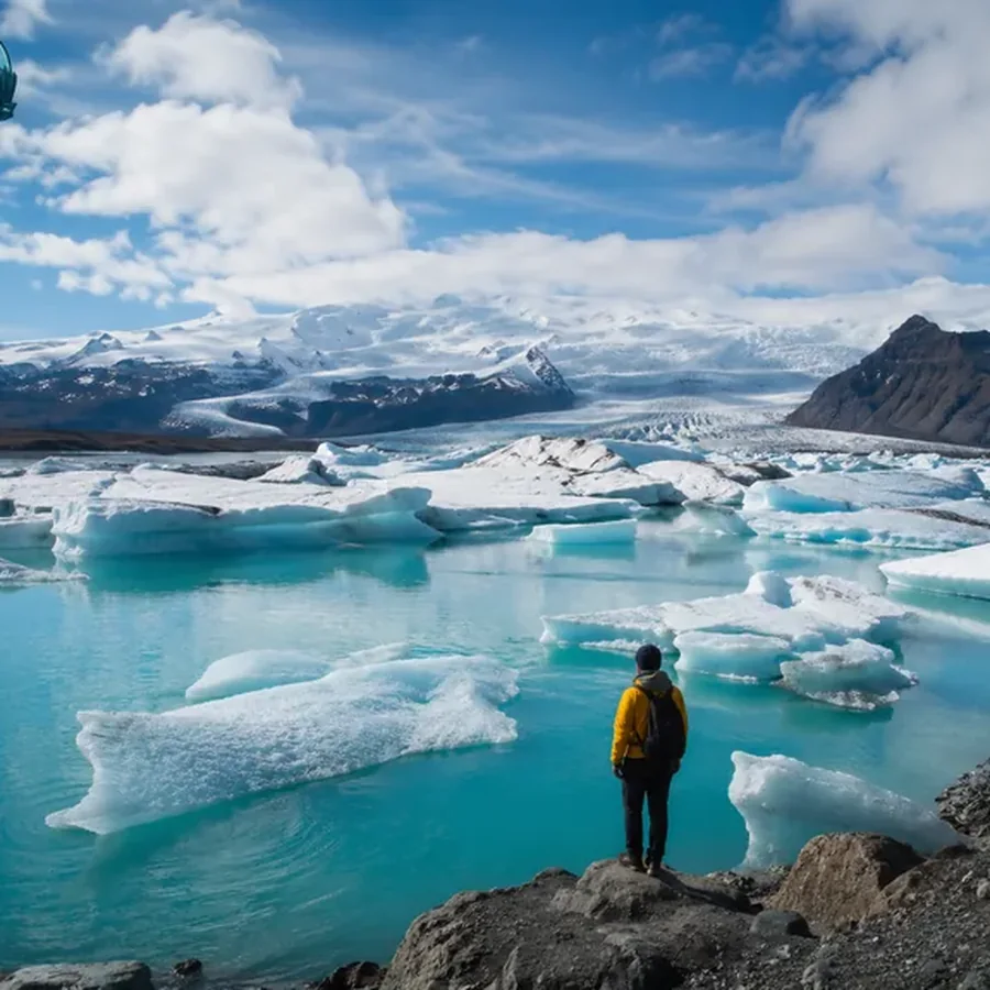 aj ke photo bana ker do Image Idea: Turquoise glacier lagoon

Caption:

Nature painted this water without using a single brush.

💙 Rate this view from 1–10.
