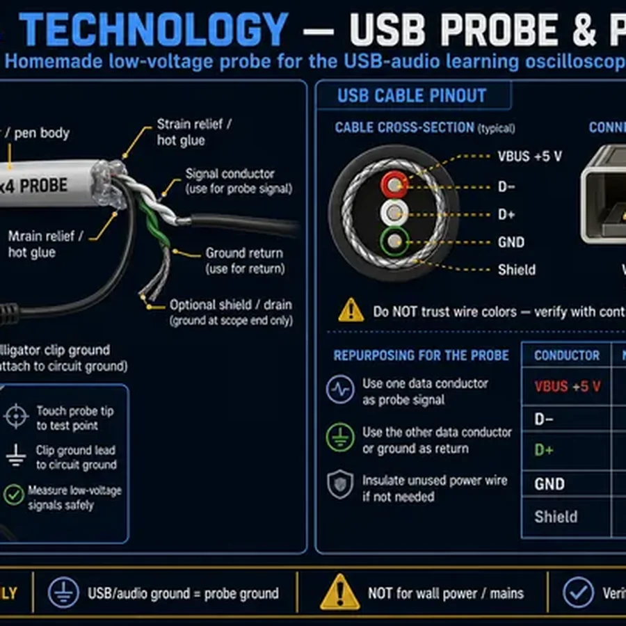 Generated image: USB Probe and Pinout Guide