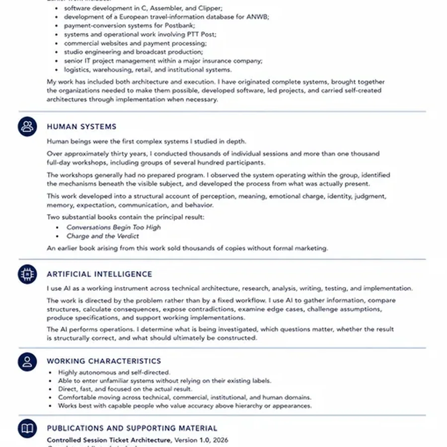 White Corporate Architect Resume