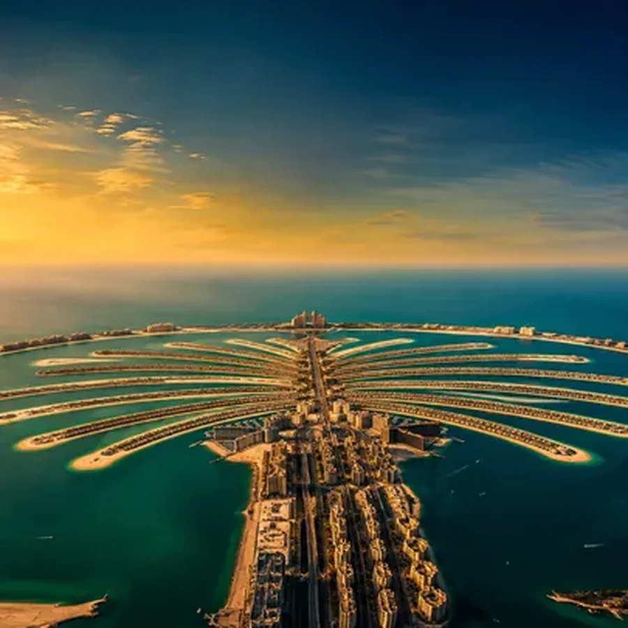 Pôr do Sol na Palm Jumeirah