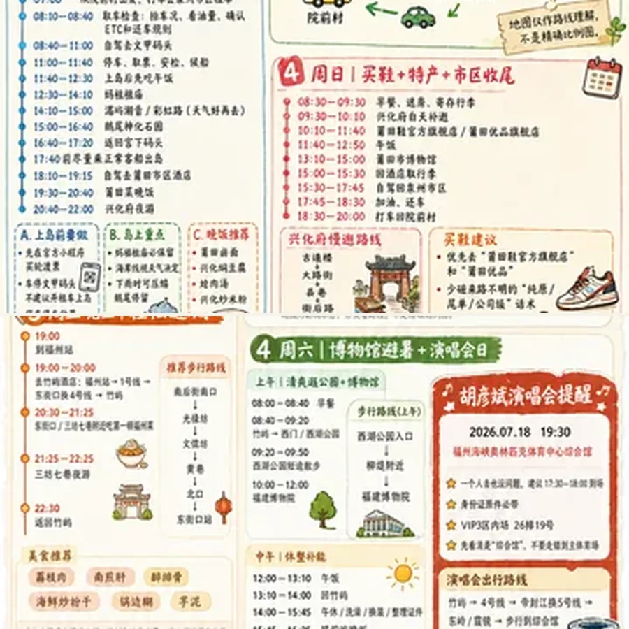 泉州莆田湄洲岛周末自驾攻略