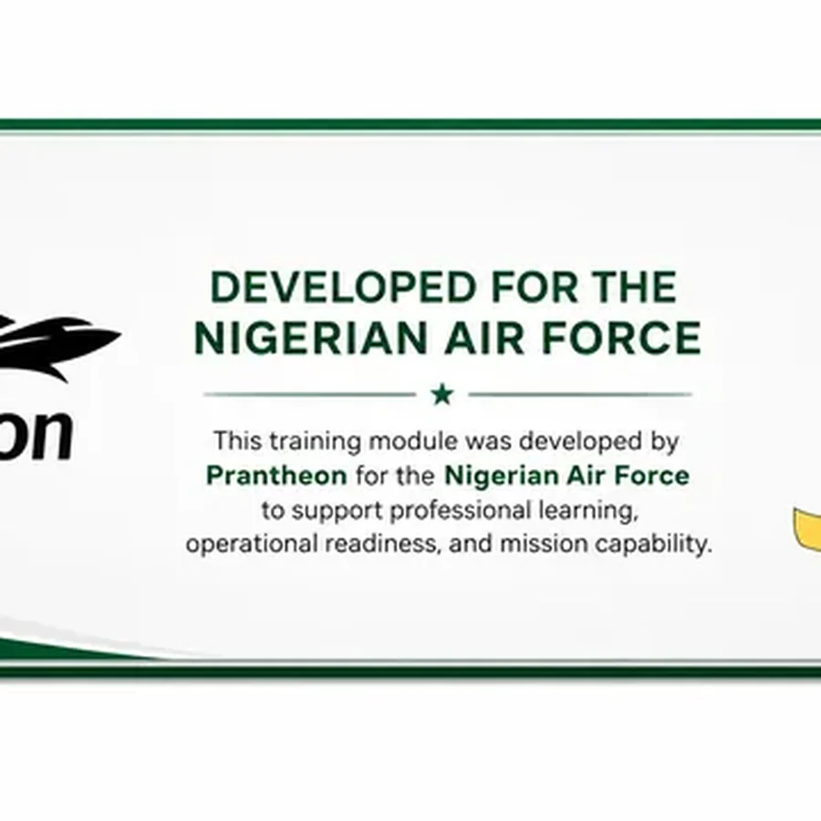 Generated image: Prantheon Nigerian Air Force Partnership Banner