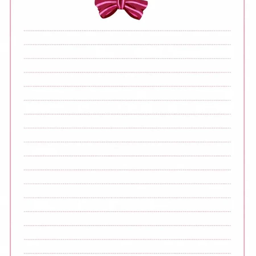 Papel de carta kawaii con osito junjou romántica