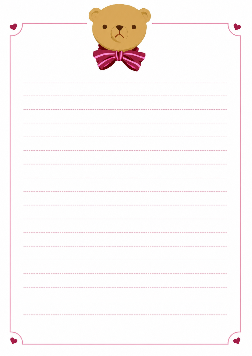 podrias hacerme una imagen tipo papel de carta en fondo blanco con rengloncitos?