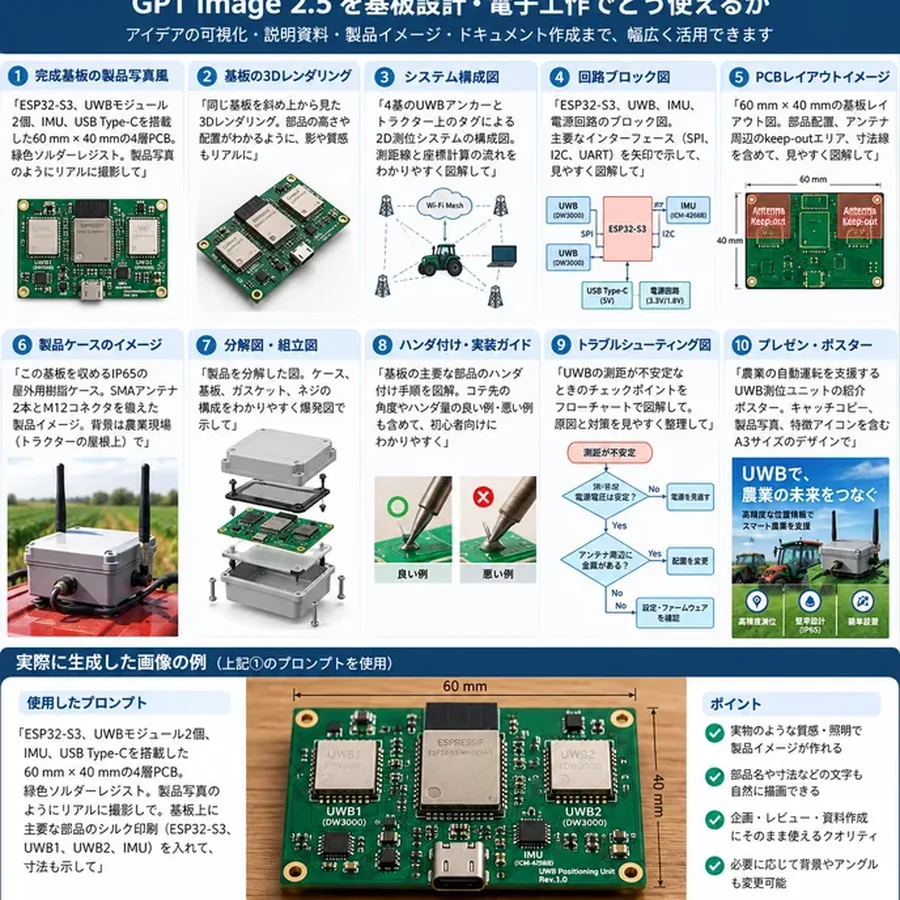 GPT Image 2.5で広がる基板設計活用術