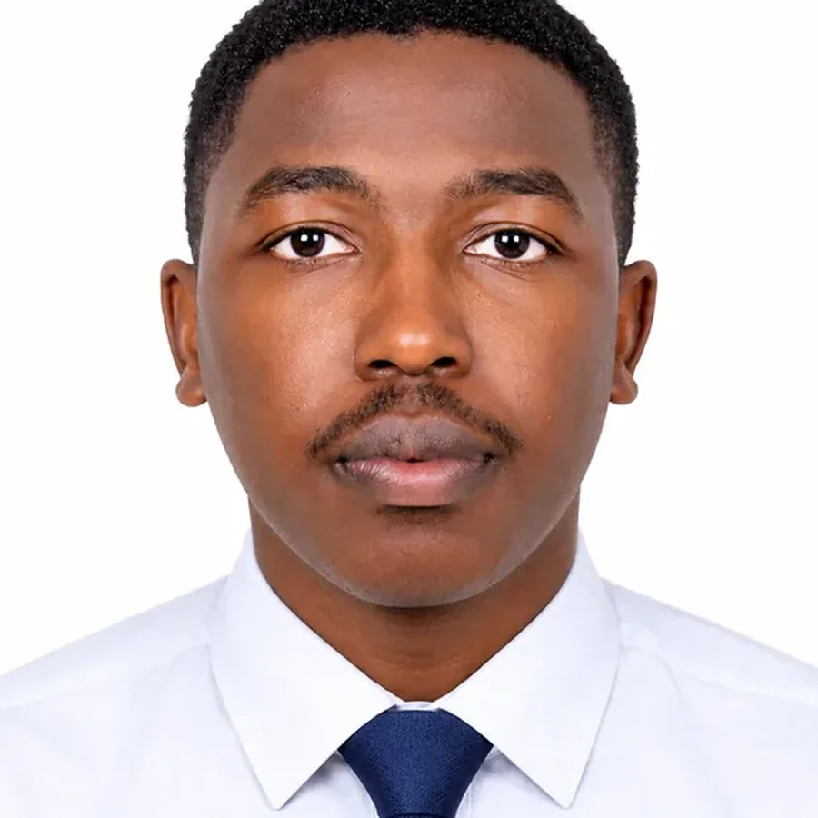 Generated image: Professional Passport Portrait in Navy Tie