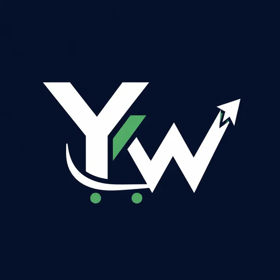 Modern YW Cart Monogram Logo